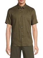 Irving Linen Short-Sleeve Shirt