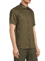 Irving Linen Short-Sleeve Shirt