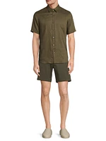 Irving Linen Short-Sleeve Shirt