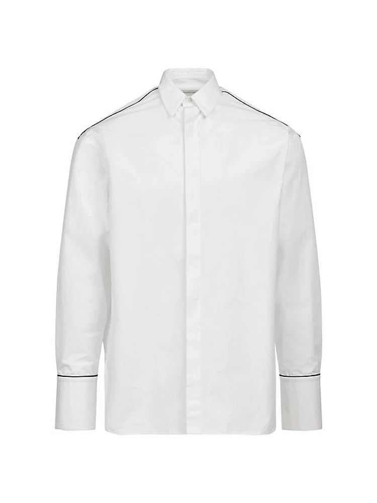 Piped Poplin Shirt