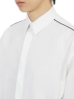 Piped Poplin Shirt