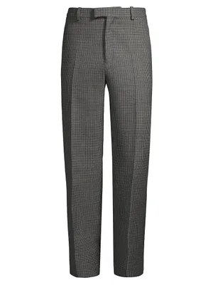 Wool Houndstooth Pants