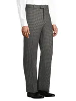 Wool Houndstooth Pants