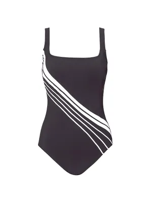 Simple Elegance Squareneck One-Piece Swimsuit