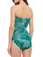 Natural Essence Bandeau One-Piece Swimsuit