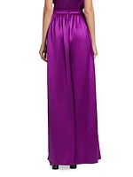 Femininity Satin Wide-Leg Pants