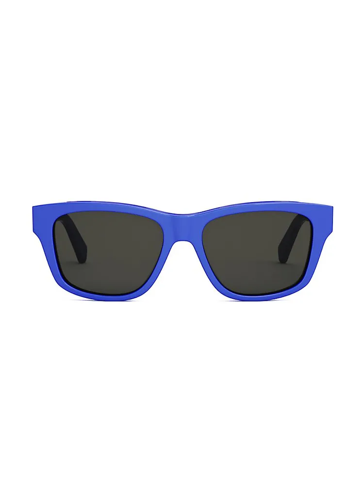Monochroms 55MM Rectangle Sunglasses