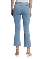 Robertson High-Rise Stretch Crop Flare Jeans