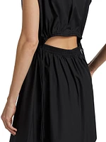 Soraya Sleeveless Poplin Midi-Dress