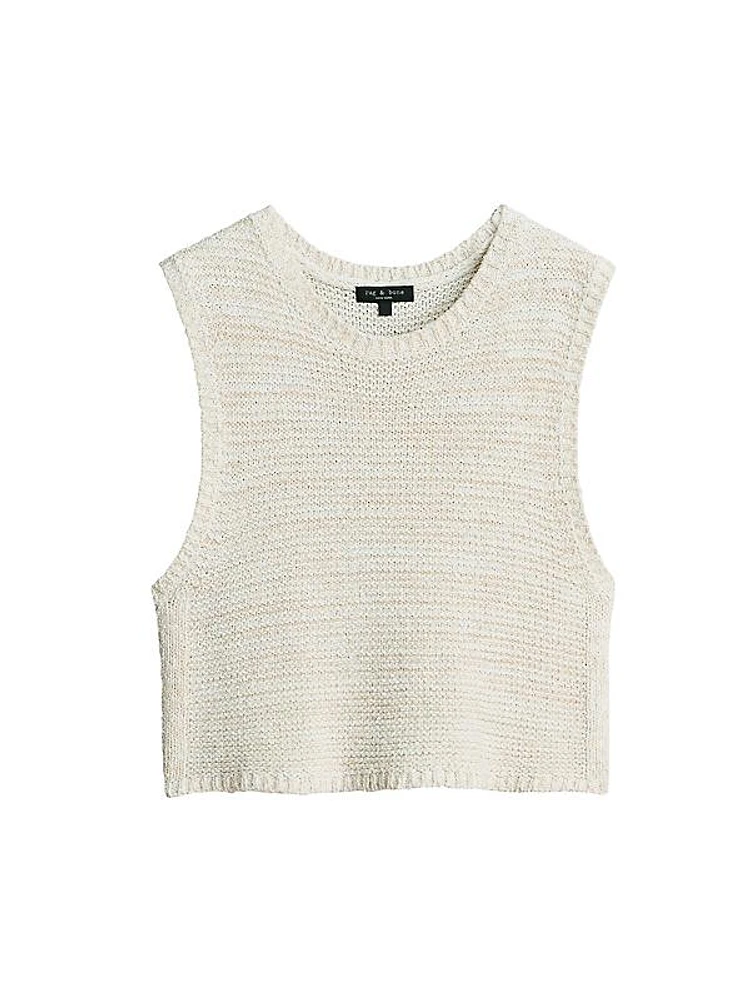 Jackie Cropped Knit Tank