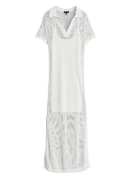 Leah Netted Polo Maxi Dress