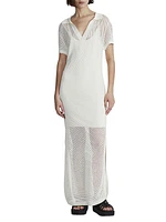 Leah Netted Polo Maxi Dress