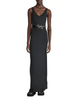 Luca V-Neck Knit Maxi Dress