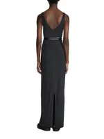 Luca V-Neck Knit Maxi Dress