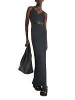 Luca V-Neck Knit Maxi Dress