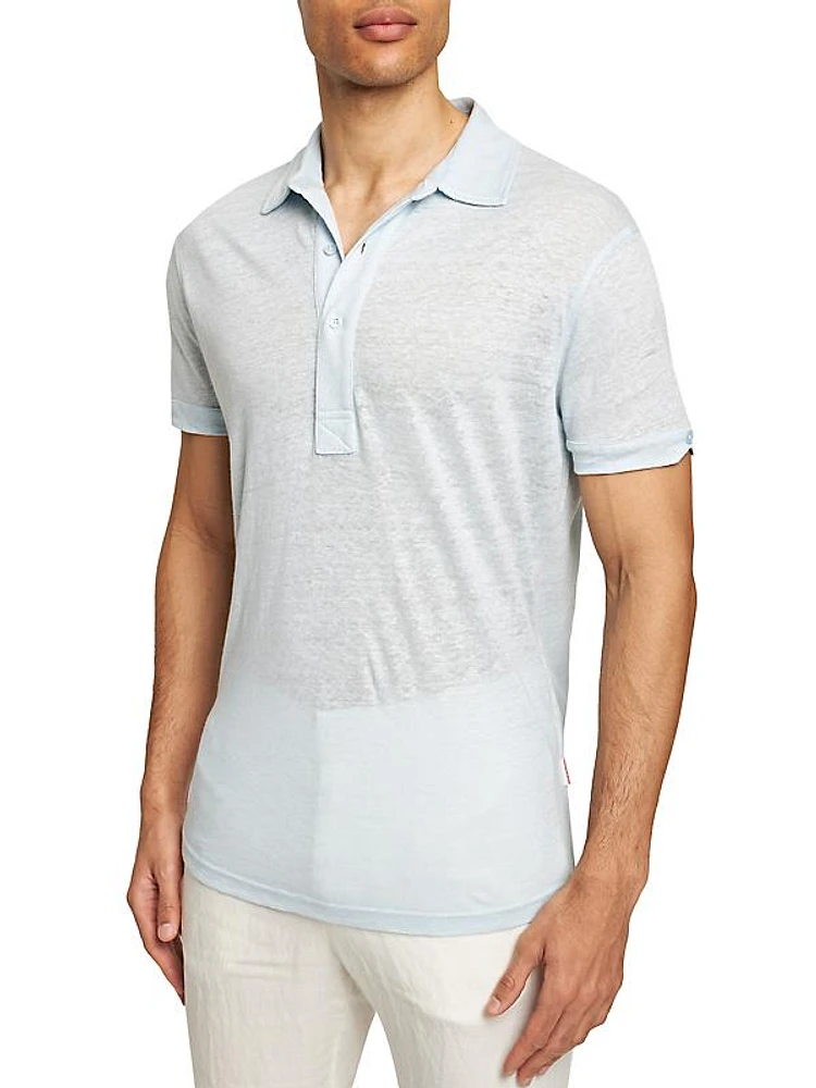 Sebastian Linen Polo Shirt