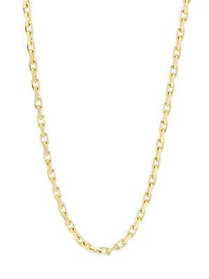 14K Yellow Gold French Cable-Chain Necklace