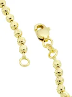 14K Yellow Gold Moon Chain Bracelet