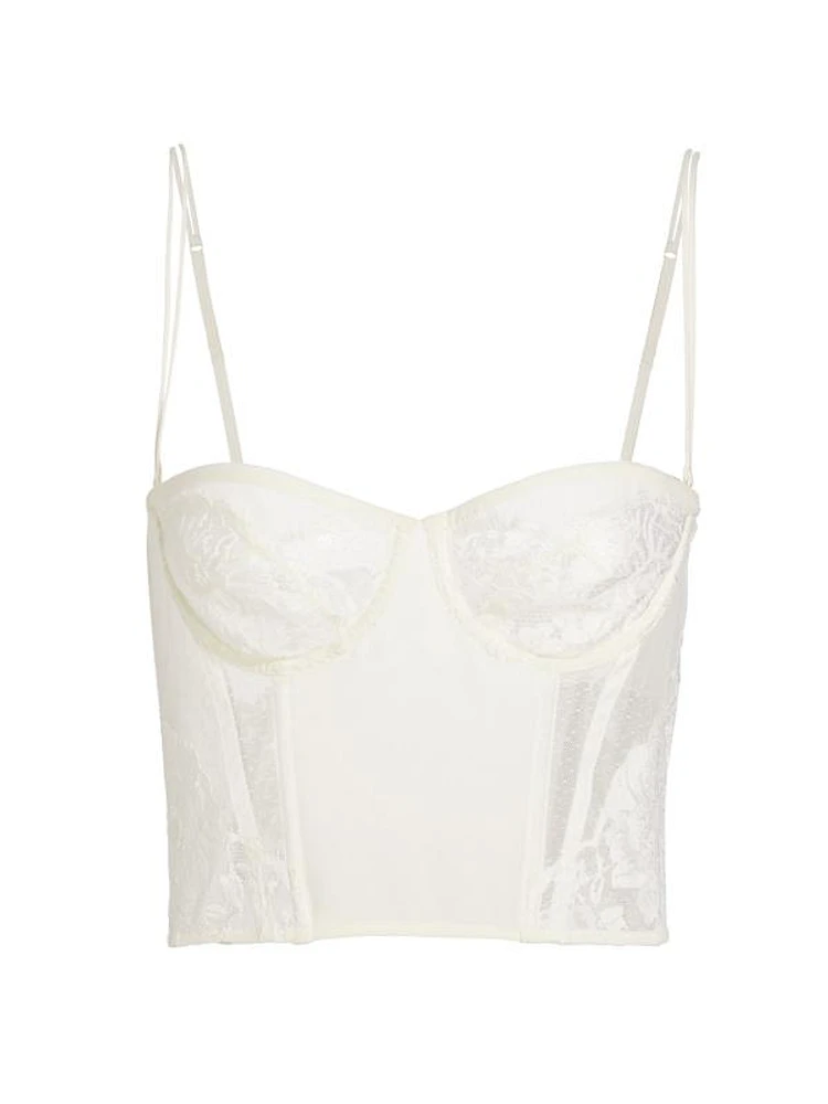 Endless Lace-Paneled Bra Top