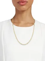 14K Yellow Gold Curb Chain Necklace