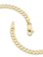 14K Yellow Gold Curb Chain Necklace