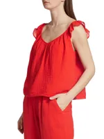 Annette Gauze Sleeveless Top