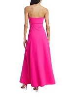 Twisted Strapless Gown