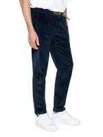 Belted Corduroy Pants