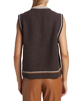 Colorblocked Wool-Blend Sweater Vest