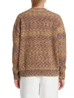 Yarn-Dyed Wool Pullover Sweater