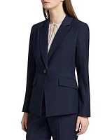 The Sylvie Single-Breasted Blazer