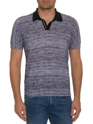 The Static Abstract Polo Shirt