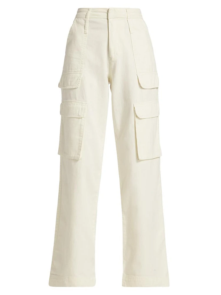 Relaxed Straight-Leg Cargo Pants