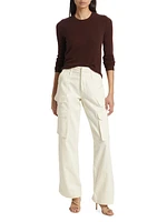 Relaxed Straight-Leg Cargo Pants