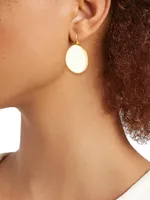 22K-Gold-Plated & Enamel Drop Earrings