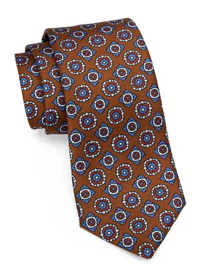 Abstract Silk Tie