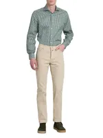 Cotton Five-Pocket Trousers