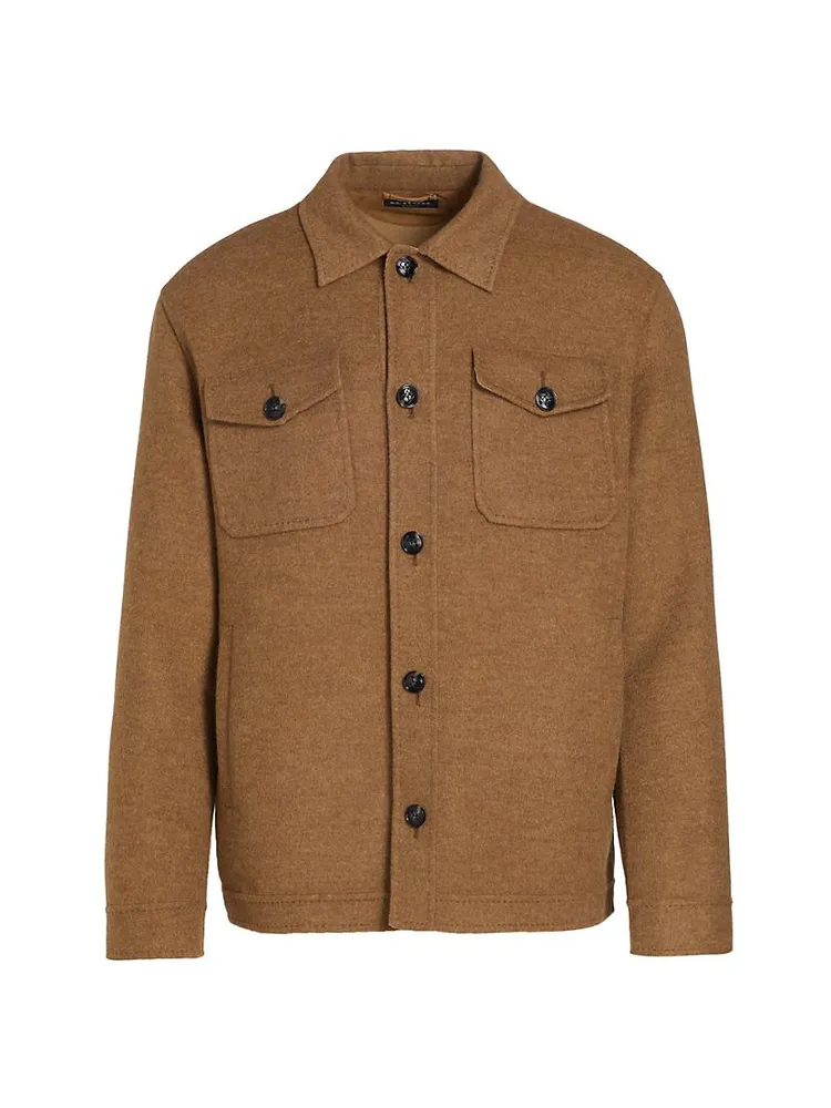 Wool-Cashmere Shirt Jacket