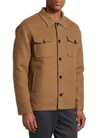 Wool-Cashmere Shirt Jacket