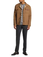 Wool-Cashmere Shirt Jacket