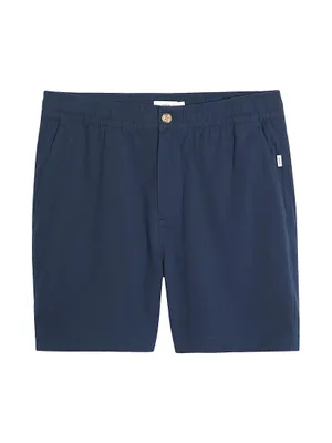 Cotton Seersucker Shorts