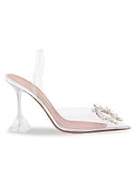 Begum 95MM Crystal-Embellished Slingback Pumps