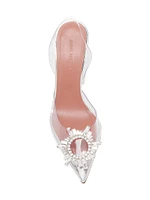 Begum 95MM Crystal-Embellished Slingback Pumps