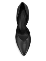 87MM Leather D'Orsay Pumps