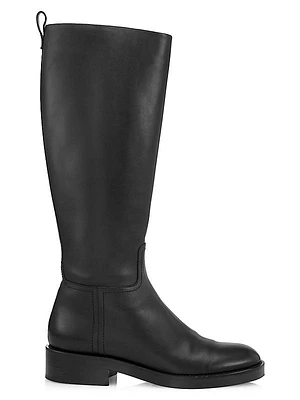 Co-Riding Leather Boots