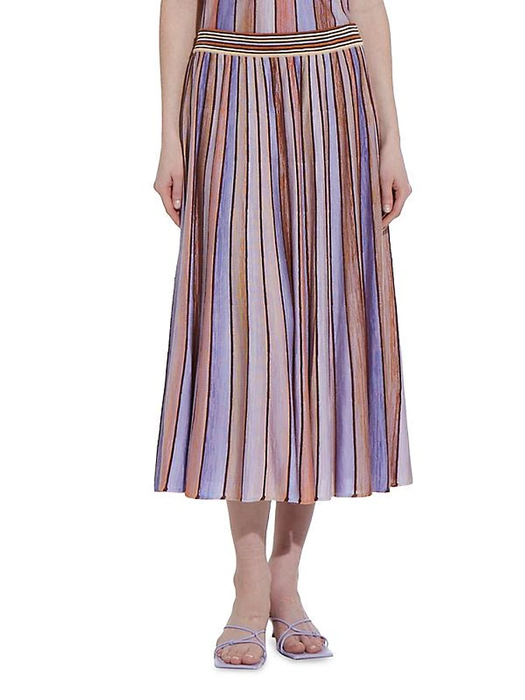 Silvia Striped Maxi Skirt