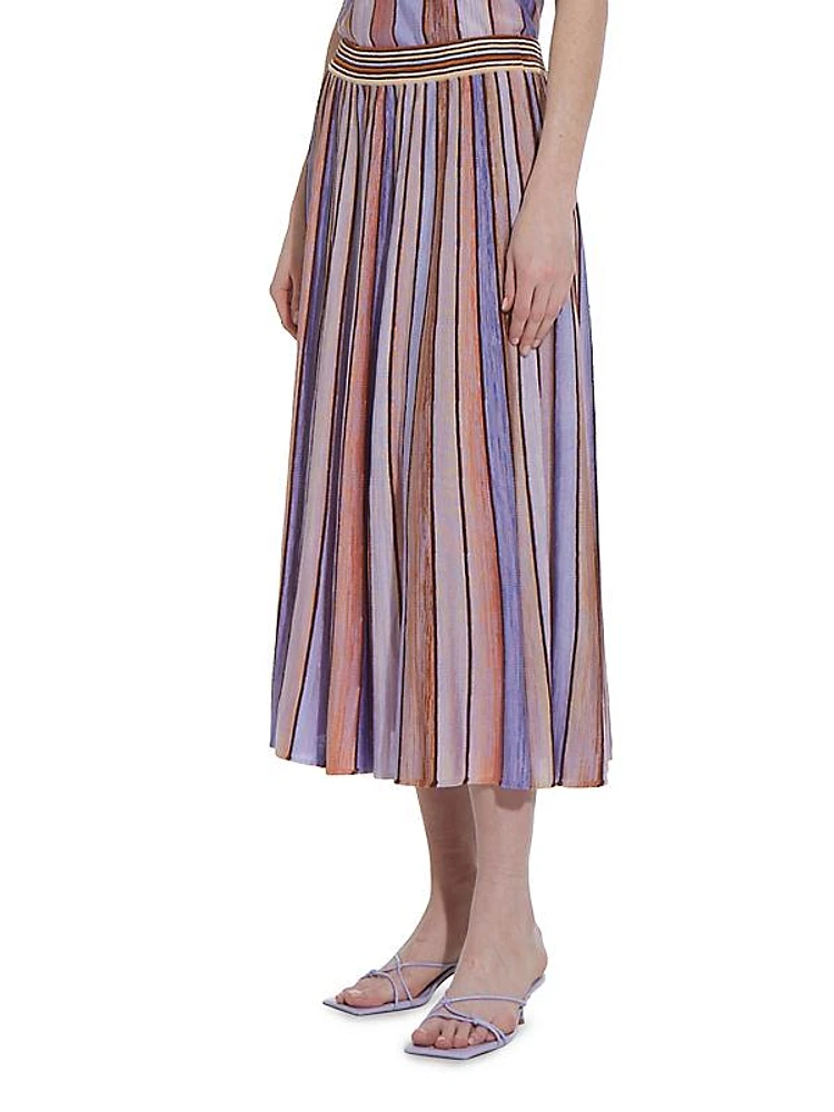 Silvia Striped Maxi Skirt