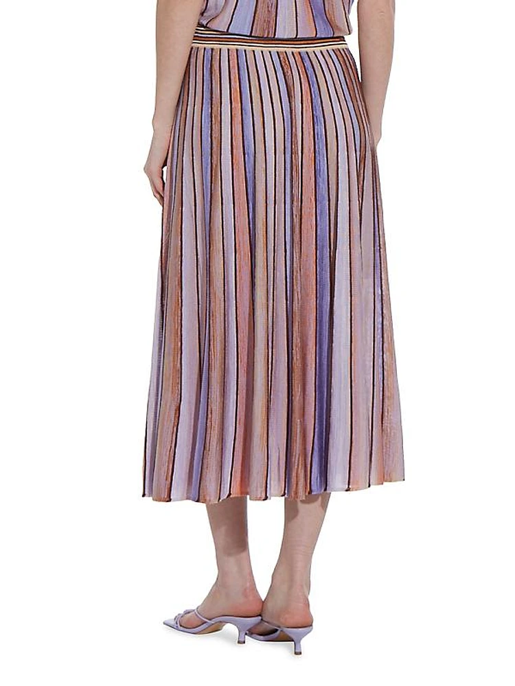 Silvia Striped Maxi Skirt