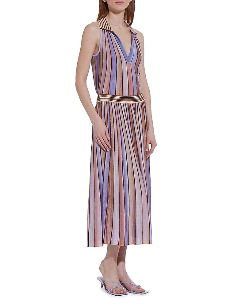 Silvia Striped Maxi Skirt