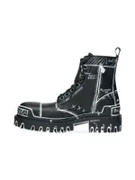 Strike 20mm Lace-Up Boots Sketch